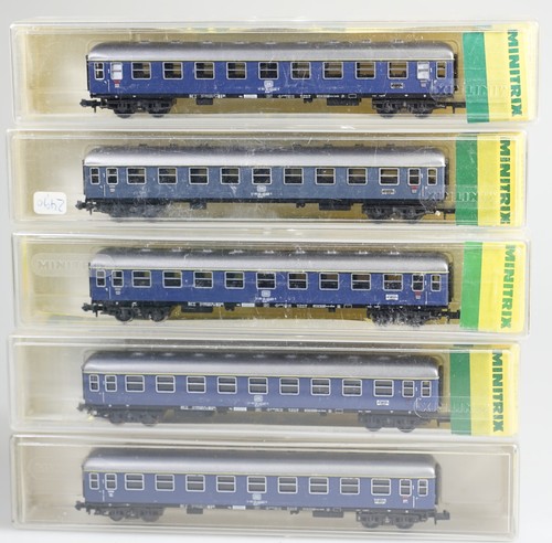 (9328) Minitrix N 13009/3009 -5  Schnellzugwagen 1. Kl Aüm 202 Mittenwald/Lübeck | Condition: Gebraucht