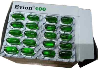 Evion 400 mg (50 Capsules) great Vitamin E For muscle Face Hair Acne Nails 2025