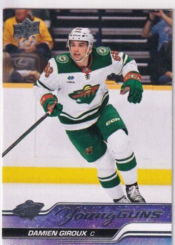 23/24 UD SERIES 2 DAMIEN GIROUX YOUNG GUNS RC SP ROOKIE #452 - Picture 1 of 1