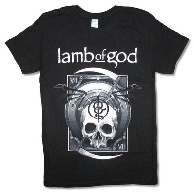 God Skull Slide VII Black T Shirt 
