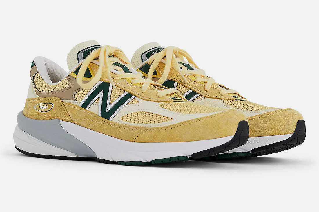 New Balance 990V6 Green/Yellow Made in USA U990TE6 Men's Size | eBay