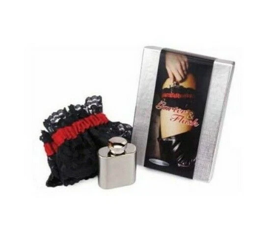 Giarrettiera con Fiaschetta Festa Compleanno Gift Party - Garter e Flask, fotografia 7 di 7