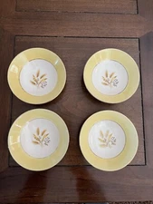 Lot Of 4 - Vintage Century Service Autumn Gold Wheat Berry Bowls 5.5”