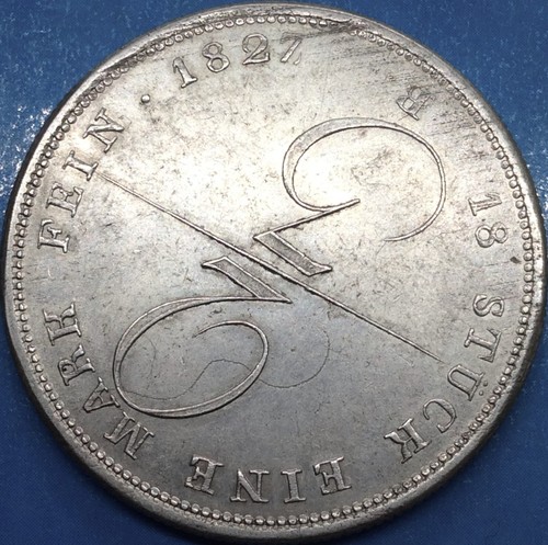 2/3 Taler 1827 B Braunschweig-Calenberg-Hannover Georg IV 1820-1830 - key data - Picture 9 of 12