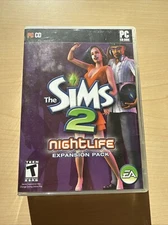 The Sims 2 Nightlife PC Game Complete 2005 Expansion Pack