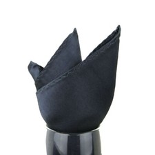 100 Silk Solid Satin Pocket Square for Business, Weddings  Formals