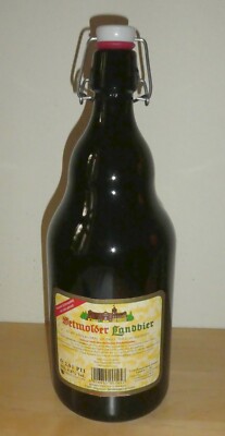 RAR: XXL Bierflasche 2 Liter 'Detmolder Landbier' mit Bügelverschluss Dunkelbier