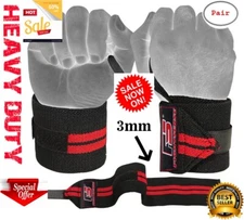 CROSSFIT Gym WEIGHT LIFTING Wrist Wraps LIFTING STRAPS for POWER LIFTING Support