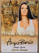 Angel Boris #1 of 5 Made ~Daizy Dukez Signed Haystack Card~ Best of Bench Warmer
