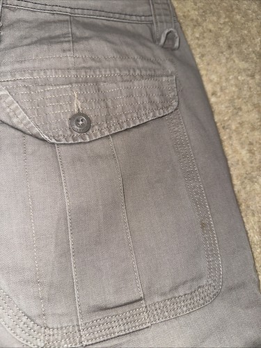 Armani Designer Grey Cargo Shorts 32W - Picture 9 of 11