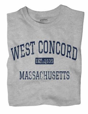 West Concord Massachusetts MA T-Shirt EST