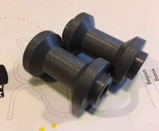 2 Galets de deviation Plastic Pour Projecteur 35 Mm