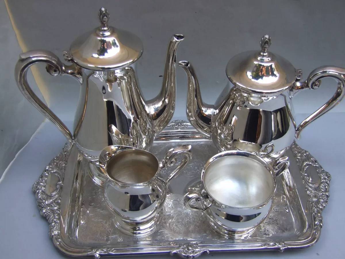 Ebay silver hotsell plated tea set