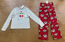 New Nite Nite Star Wars Kids Holiday Printed 2 Pcs Pajama Set, Grey, 11