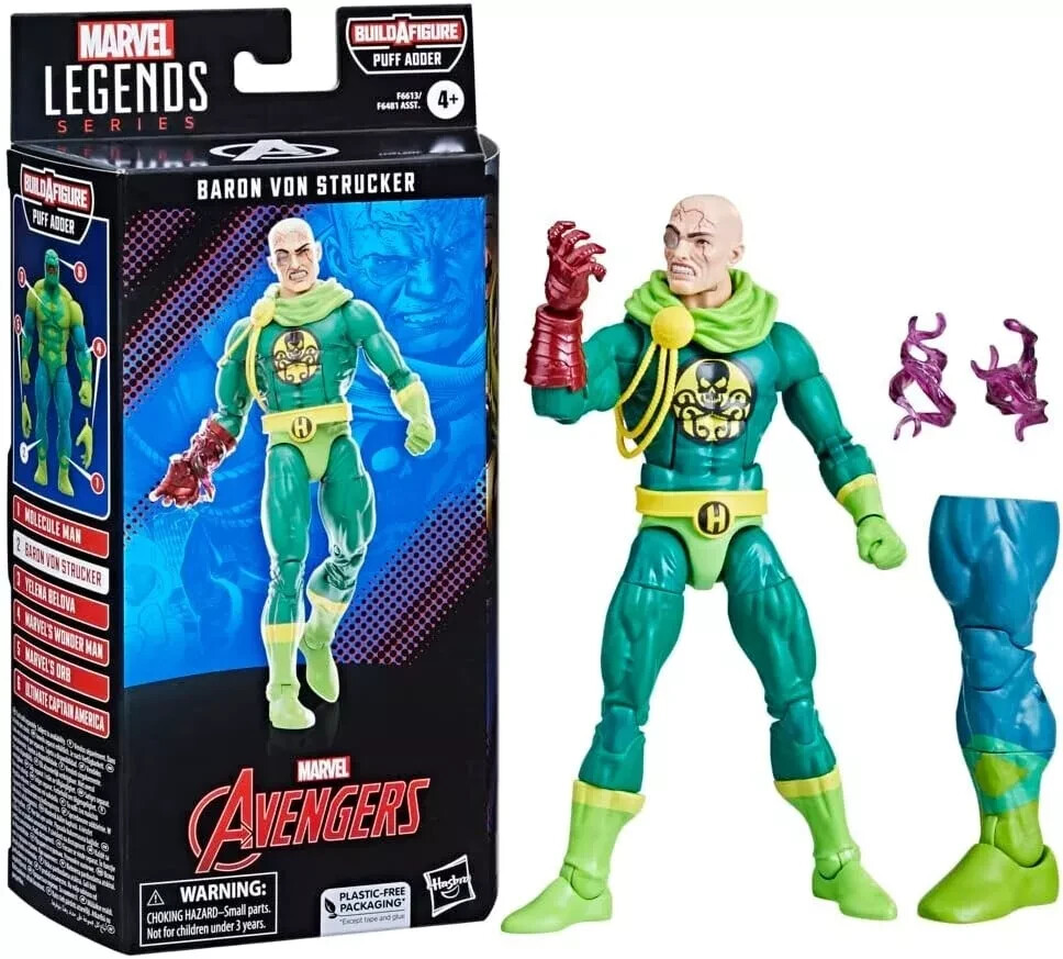 Marvel Legends Series: Baron Von Strucker Comic Collectible 6-Inch Action Figure