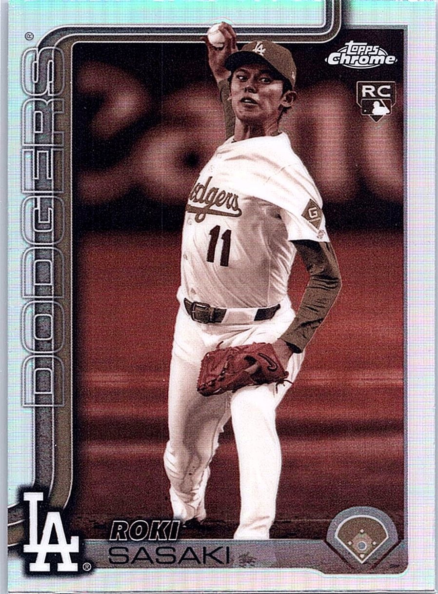 2025 Topps Chrome - Roki Sasaki #217 Sepia Refractor (RC)