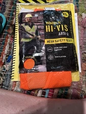 New Walls Hill-VlS ANSI-2 Safety Vest Orange Size XL Mesh Safety Vest .