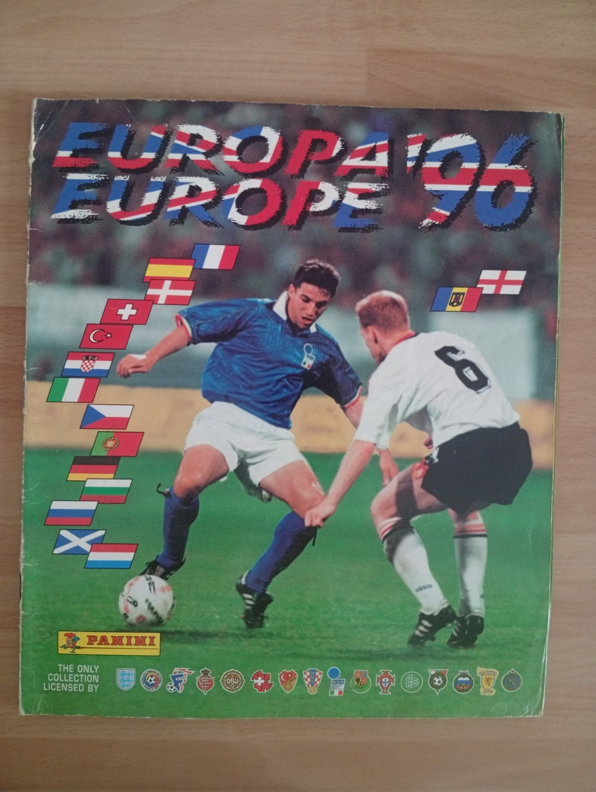 PANINI EUROPEAN CHAMPIONSHIP 96 FIGURINE ALBUM COMPLETE EXCELLENT CONDITION