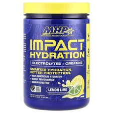 Impact Hydration, Electrolytes + Creatine, Lemon Lime, 0.98 lbs (15.6 oz)