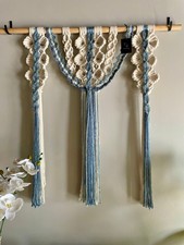 Large Handmade Seashell Macrame Wall Hanging. It s One of A Kind Rare