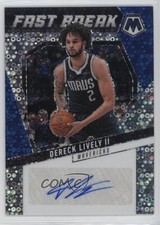 2024-25 Panini Mosaic Auto Fast Break Dereck Lively II #AFB-LIV Auto 0dz3