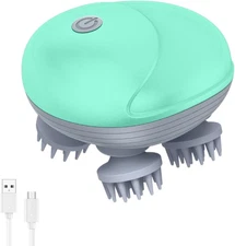 Electric Head Massager, Cordless Hair Scalp Massager, Handheld Waterproof Head S