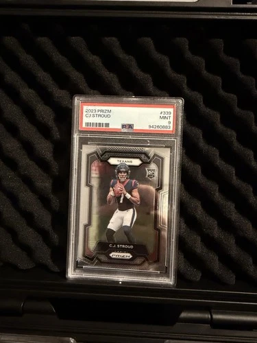 Panini Prizm C.J. Stroud Rookie #339 Houston Texans PSA 9 2023