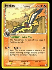 Swellow 40/101 Uncommon Dragon Frontiers Pokemon MP
