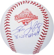 Tino Martinez Yankees Signed 1996 WS Baseball & 