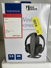 Insignia  Digital Wireless Headphones 5.8 GHz Listen To Your Tv Or Music