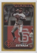 2024 Topps Series 1 Gold Foil Thairo Estrada #290 0it8