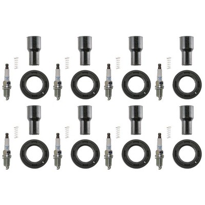 NGK 8 Laser Platinum Spark Plugs & Denso Coil Boots Kit for Land Crusier Tundra