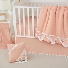 Gender Neutral Boho Bohemian Baby Girl Boy Nursery Crib Bedding Set - 6pc - S...
