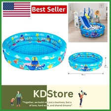 "Piscina inflable para pozo de bolas para bebés de 48"" - caja fuerte para niños pequeños con función de fácil drenaje"