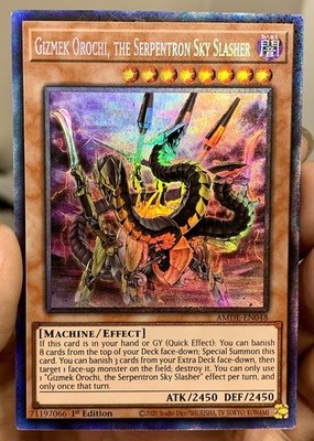 Gizmek Orochi the Serpentron Sky Slasher AMDE-EN048 Collectors Rare NM w/Track