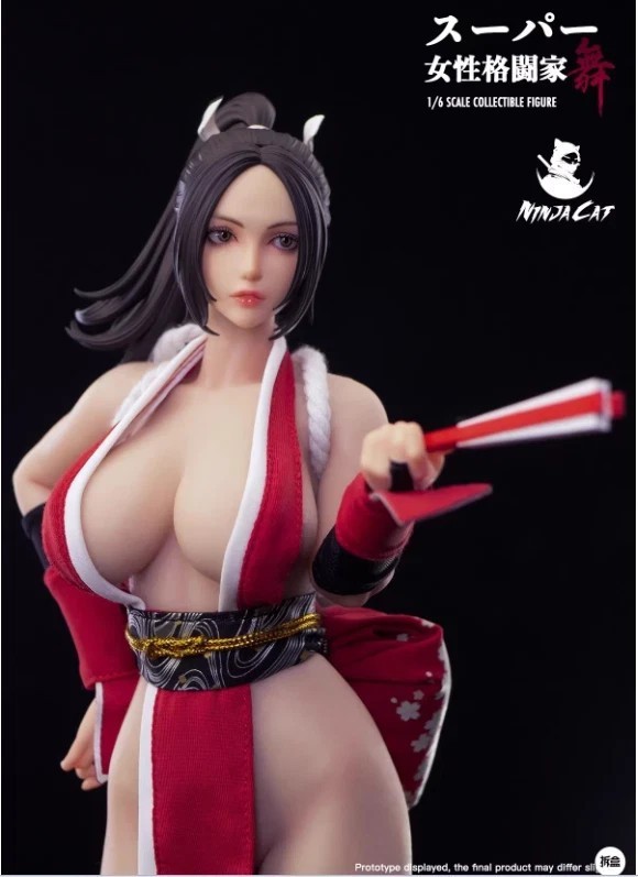 Ninja Cat 1/6スケールフィギュア New NINJA CAT N001 1/6 Female Fighter Mai Shiranui 12