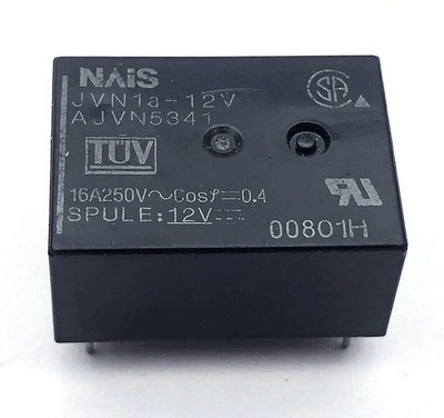 1Pc   JVN1A-12V AJVN5341 Power Relay 4Pins 16A 250VAC *p0