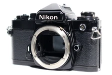 Full Works【Excellent+5】Nikon FE Black SLR Film Camera Body From JAPAN