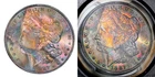 1887-P PCGS MS63 MORGAN $ MONSTER END ROLL COLORFUL RAINBOW (VIDEO) **
