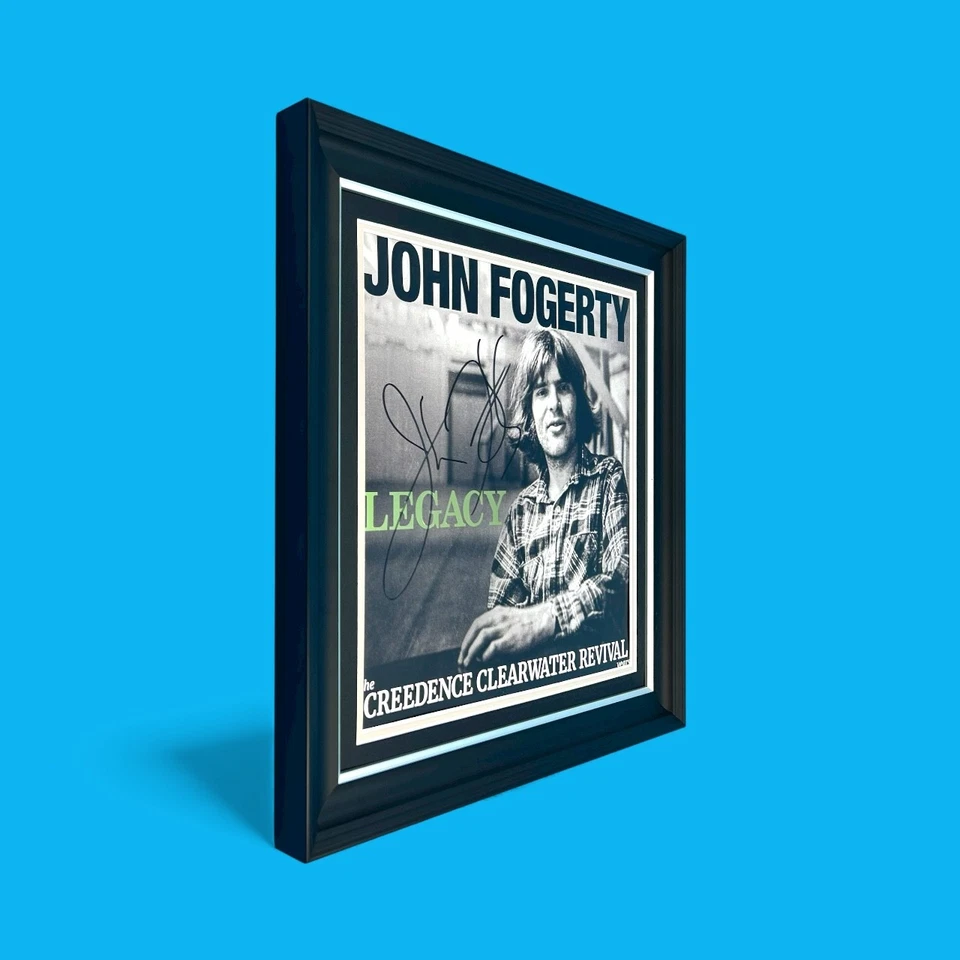 John Fogerty SIGNED Album Cover Display Creedence Clearwater Revival Autograph - Image 4 of 4