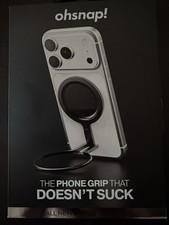 OhSnap - Snap Grip Stand Magnetic Phone Grip - Portrait Stand, Ultra Thin, Un...