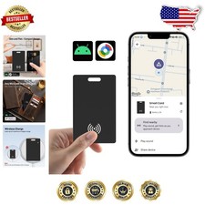 Slim Rechargeable Android Tracker Card for Wallets, Keys - Google Find Hub