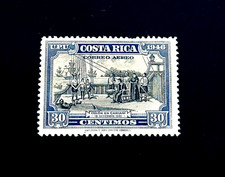 COSTA RICA Stamp - 1947 Columbus Colon en Cariari Sn C149 Air Mail MNH r6