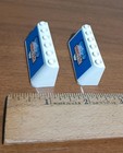 LEGO Soccer Set 3409 Parts Lot of 20 White Windscreen 2 x 6 x 2 w Logos  ARCTIC — photo 2