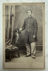 Civil War CDV Union Soldier Frock Coat Camp Parole Maryland