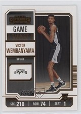 2023-24 Panini Contenders Bronze Game Ticket Victor Wembanyama #11 5cb