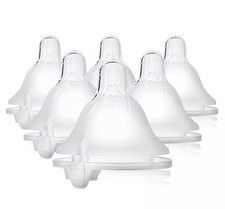 Evenflo Balance Wide Neck Baby Bottle Nipples Fast Flow Anti Colic 6pk