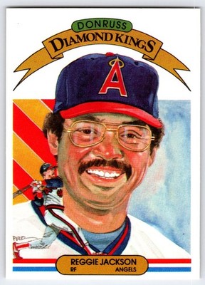 1983 Donruss #3 - Reggie Jackson (Diamond Kings) California Angels (NM)