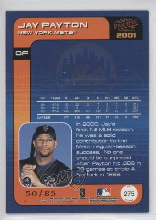 2001 Pacific Retail LTD /85 Jay Payton #275 - Image 2 of 2