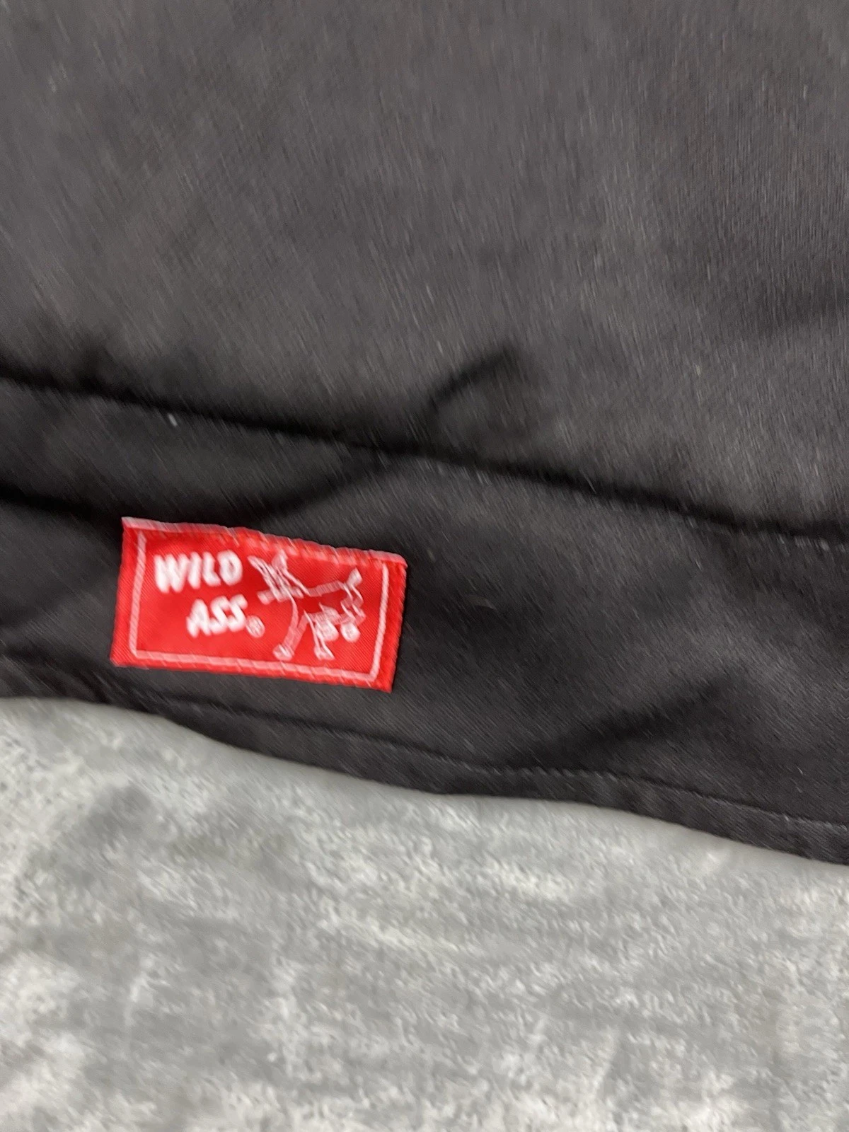 Wild Ass Vest Mens Medium Black Canvas Lined Baileys Full Zip Workwear  image 9
